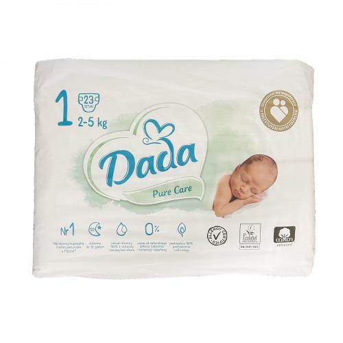 Підгузники Dada Pure Care 1 (2-5 кг) 23 шт