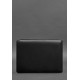 Шкіряний чохол для MacBook 13 дюйм Чорний Crazy Horse BlankNote