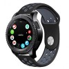Ремінець BeWatch sport-style 22 мм для смарт-годинника Samsung Gear S3 Чорно-сірий (1020114)