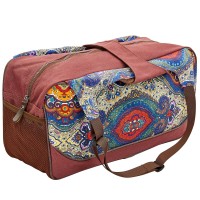 Сумка для фітнесу та йоги Yoga bag KINDFOLK FI-8366-4 розмір 19смх50х33см Темно-синій-фіолетовий (AN0685)