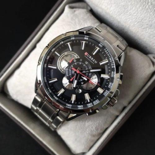 Водостійкий кварцовий годинник Curren Rodos silver Водостійкий кварцовий годинник Curren Rodos silver
