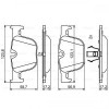 Колодки гальмові Bosch дискові передні BMW 3/4 R 0986494786 в інтернет супермаркеті PbayMarket!