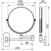 Дзеркало косметичні Qtap Liberty ANT 1147 QTLIBANT1147 QTLIBANT1147 в інтернет супермаркеті PbayMarket!