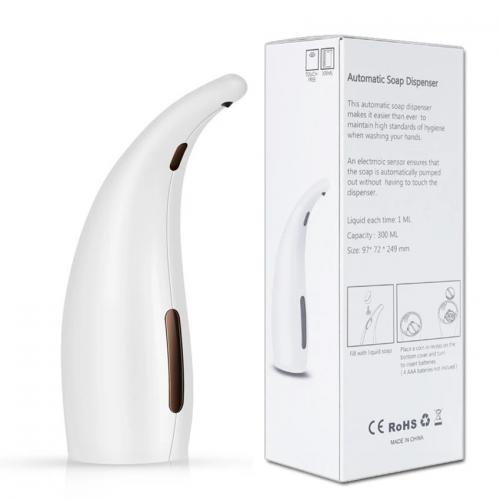 Дозатор для рідкого мила RIAS Auto Soap Dispenser сенсорний 300 мл White Дозатор для рідкого мила RIAS Auto Soap Dispenser сенсорний 300 мл White
