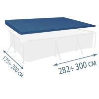 Захисний тент - чохол InPool 33013 (58412)-1,  ▭ 282 х 196 см, ▭ 287 х 201 см, ▭ 300 х 175 см, ▭ 300 х 200 см для каркасного басейну