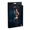 Комплект: боді та панчохи Moonlight Model 15 XS-L Black, з квітковим вертикальним малюнком в інтернет супермаркеті PbayMarket!