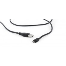 Кабель Cablexpert (CCB-USB2-AMmDM-6) USB2.0(М) - microUSB(M), чорний, 1.8м