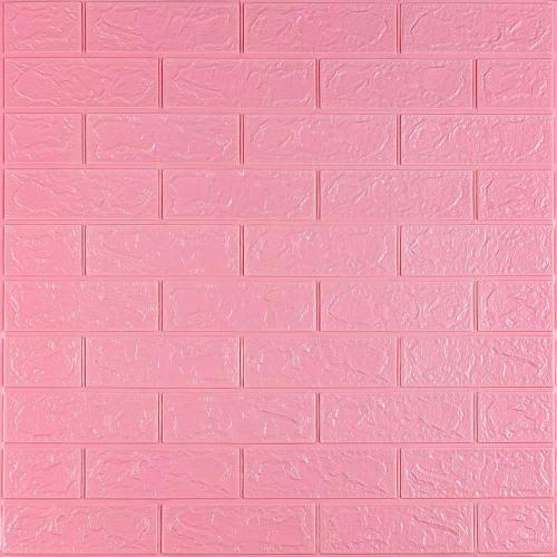 3D панель самоклеюча цегла Рожевий 700х770х3мм (004-3) Sticker Wall SW-00000231 3D панель самоклеюча цегла Рожевий 700х770х3мм (004-3) Sticker Wall SW-00000231