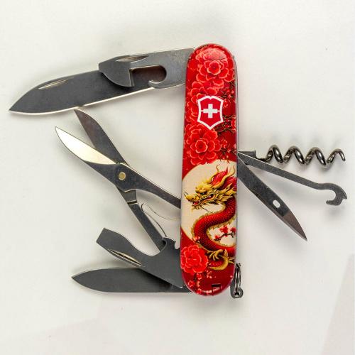 Складаний ніж Victorinox Climber Zodiac Китайський червоний дракон (1.3703_Z3250p) Складаний ніж Victorinox Climber Zodiac Китайський червоний дракон (1.3703_Z3250p)