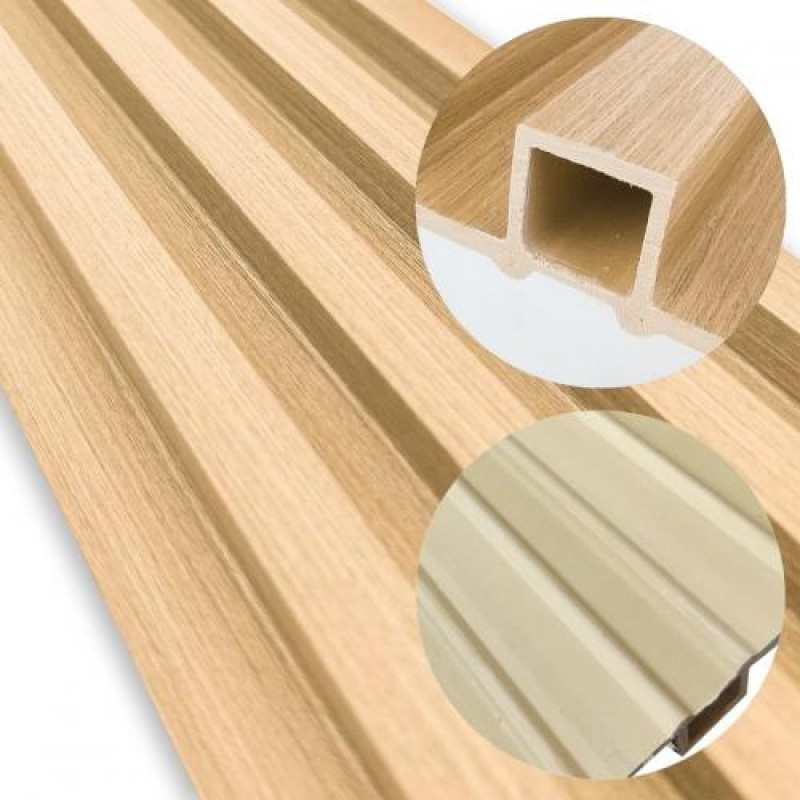 Декоративна рейка стінова 160*23*3000мм (D) SW-00001539 Sticker Wall Світло-коричнева