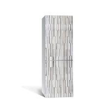 Наклейка на холодильник Zatarga «Переривчасті паралелі» 650х2000 мм вінілова 3Д наклейка декор на кухню