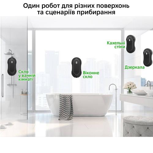 Робот для миття вікон із баком для води Inspire IQ cleaner RN2-03 Black Робот для миття вікон із баком для води Inspire IQ cleaner RN2-03 Black