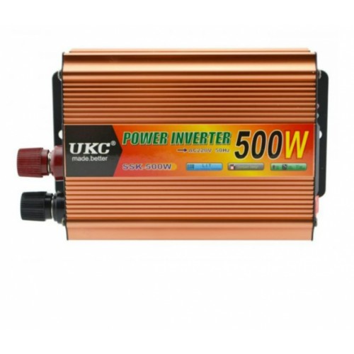 Перетворювач автомобільного струму UKC 500W AC/DC 12-220 V інвертор напруги (1756375722)