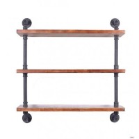 Полиці навісні з труб GoodsMetall у стилі LOFT 800х800х200 ПТ13 Полиці навісні з труб GoodsMetall у стилі LOFT 800х800х200 ПТ13