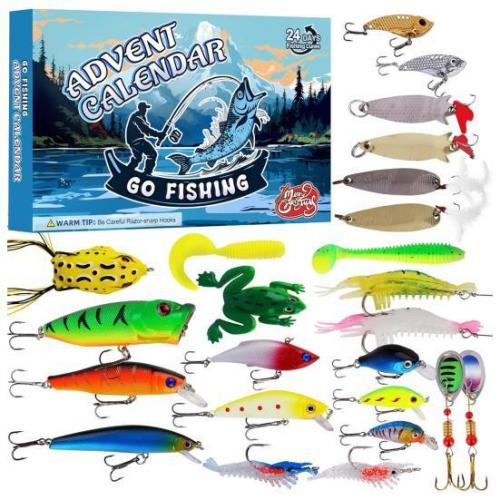 Адвент-календар для риболовлі Fishing box 24в1 Fishing Tackle (H051244) Адвент-календар для риболовлі Fishing box 24в1 Fishing Tackle (H051244)