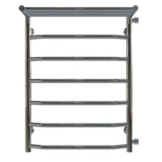 Рушникосушарка водяна Трапеція з полицею П7 500х700 Deffi Хром (C.TP.70.50.7.C.C)