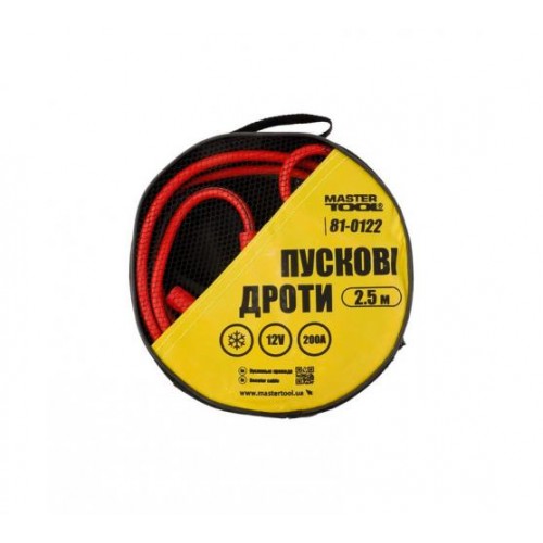 Провід пусковий MASTERTOOL 200 А 2.5 м 81-0122