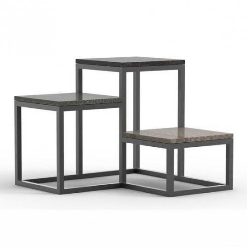 Підставка для квітів у стилі Loft NS-1422 630x800x800 мм Черный