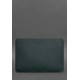 Чохол із натуральної шкіри для MacBook 13 дюйм Зелений краст BlankNote