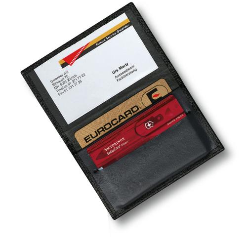 Чохол для мультитулів Victorinox SwissCard 7.3x10.5 см Чорний (4.0873.V) Чохол для мультитулів Victorinox SwissCard 7.3x10.5 см Чорний (4.0873.V)