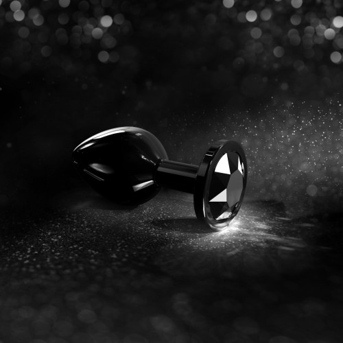 Металева анальна пробка з кристалом Dorcel Diamond Plug Black S в інтернет супермаркеті PbayMarket!