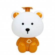 Нічник дитячий Ведмідь Mega Zayka MGZ-1406 Orange мережевий живлення від USB