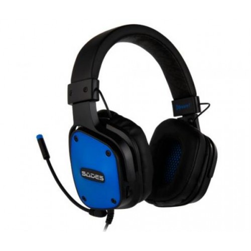 Гарнітура Sades SA-722 Dpower Black/Blue (sa722blj) в інтернет супермаркеті PbayMarket!