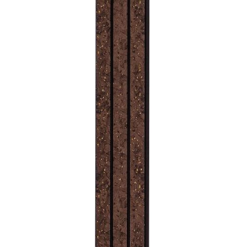 Декоративна стінова рейка Sticker Wall PS Коричневий 2900x120x12 мм (SW-00001737)