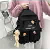 Рюкзак шкільний для дівчинки Hoz 5 в 1 Чорний (SK001620) в інтернет супермаркеті PbayMarket!