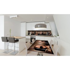 Наклейка вінілова на стіл Zatarga «Винні бочки» 650х1200 мм Z180404/1st