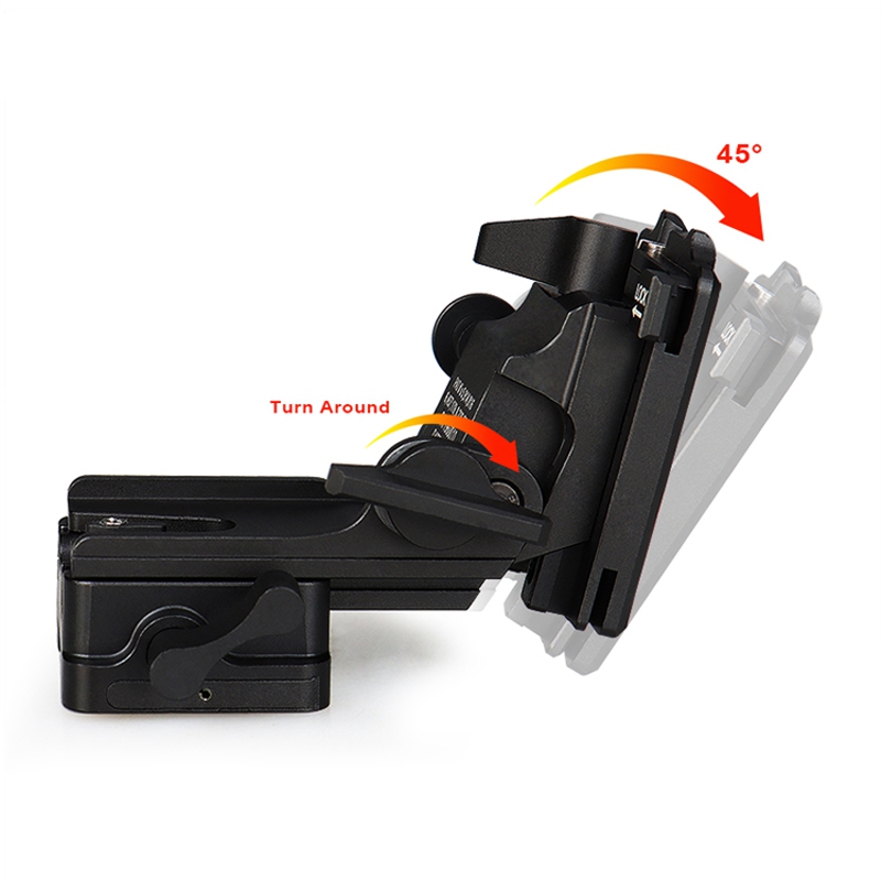 Універсальне NVG кріплення c HORN та DOVETAIL інтерфейсами для ПНБ PVS-7/14/15/18/21/31 Norotos CL24-0237, чорний