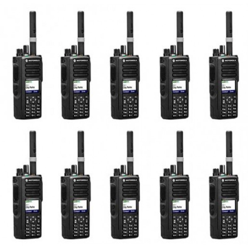 Радіостанція цифрова Motorola MotoTRBO DP4800e VHF AES-256 шифрування 10 штук