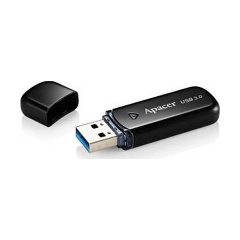 Флеш-накопичувач USB3.0 64GB Apacer AH355 Black (AP64GAH355B-1)
