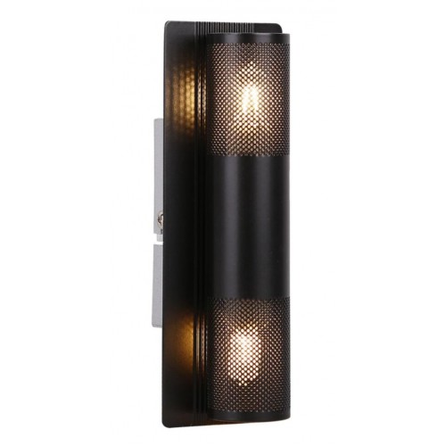 Настінний світильник Candellux Emu 17x6 см Чорний (91-81360) Настінний світильник Candellux Emu 17x6 см Чорний (91-81360)