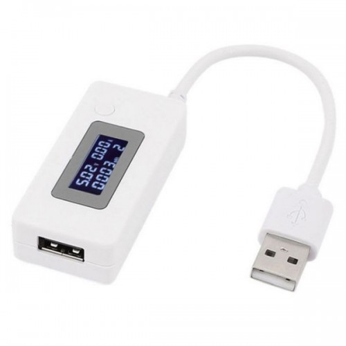USB тестер ємності Hesai KCX-017 вольтметр амперметр Білий (100145) в інтернет супермаркеті PbayMarket!