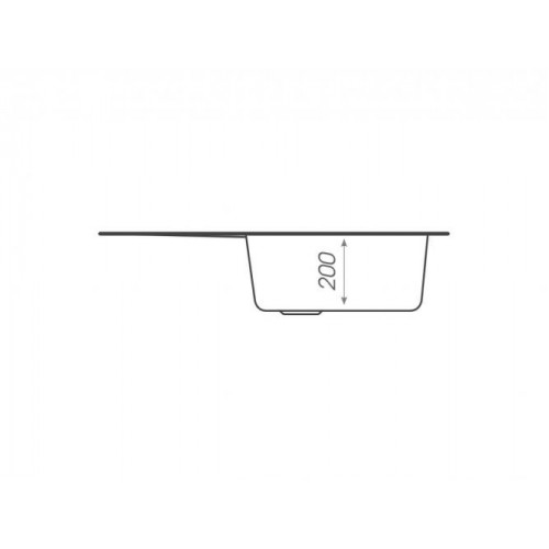 Мийка гранітна для кухні Platinum 7750 LIRA матова Чорний металік в інтернет супермаркеті PbayMarket!