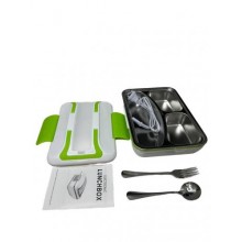 Компактний електричний ланч бокс OPT-TOP Lunch Box від мережі 220 V 820 мл (1937475591)