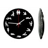 Настінний годинник Montre Kamasutra 30х30х5 см Скло Тихий хід (17010) в інтернет супермаркеті PbayMarket!