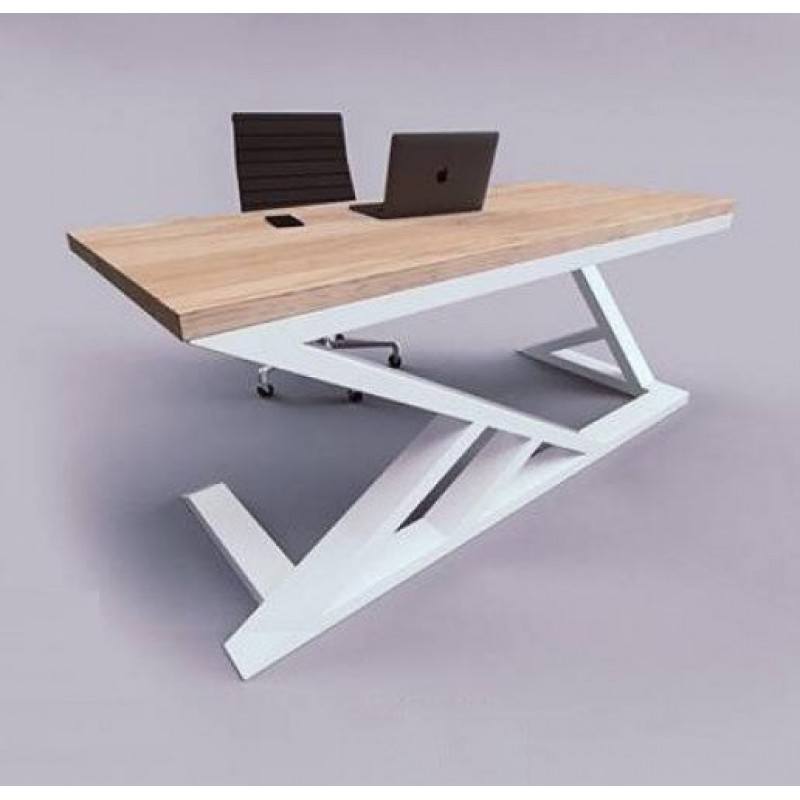 Офісний стіл у стилі Loft NS-1296 780x1300x600 мм Белый