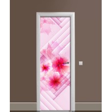 Наклейка на двері Zatarga «Прекрасна геометрія» 650х2000 мм вінілова 3Д наклейка декор самоклеюча