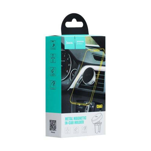 Тримач для смартфона Hoco CA47 магнітна фіксація пристрою Steel Тримач для смартфона Hoco CA47 магнітна фіксація пристрою Steel