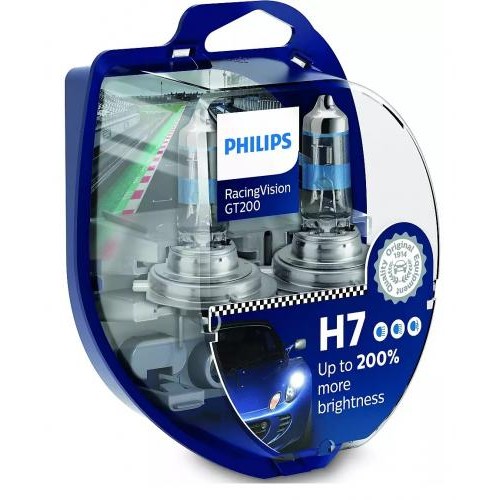 Автолампа PHILIPS 12972RGTS2 H7 55W 12V RacingVision GT200 +200% в інтернет супермаркеті PbayMarket!