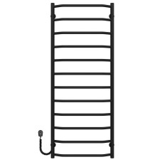 Рушникосушарка електрична Трапеція П12 500х1300 Deffi Чорний EF16 (C.TR.130.50.12.E.B.L.5)