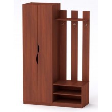 Передпокій з шафою Компанит Ніна 120,2х46,8х195 см Яблуня