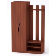 Передпокій з шафою Компанит Ніна 120,2х46,8х195 см Яблуня