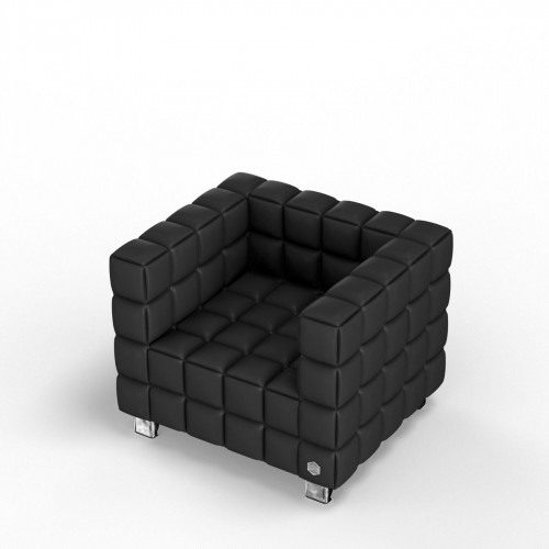 М'яке крісло KULIK SYSTEM NEXUS Екошкіра 1 Чорний (hub_RpZQ40064) в інтернет супермаркеті PbayMarket!