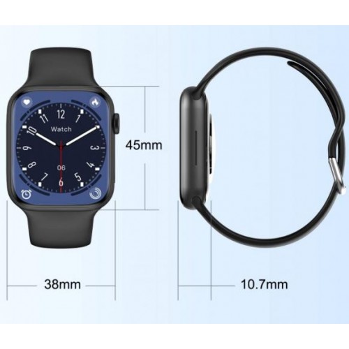 Смарт годинник з пульсоксиметром IWO Smart Watch 15 Pro 45 mm Black (IW00015P44B) в інтернет супермаркеті PbayMarket!