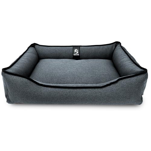 Лежак ліжко для собак та котів EGO Bosyak Рогожка M 75х65 Сірий (спальне місце для собак та котів) Лежак ліжко для собак та котів EGO Bosyak Рогожка M 75х65 Сірий (спальне місце для собак та котів)