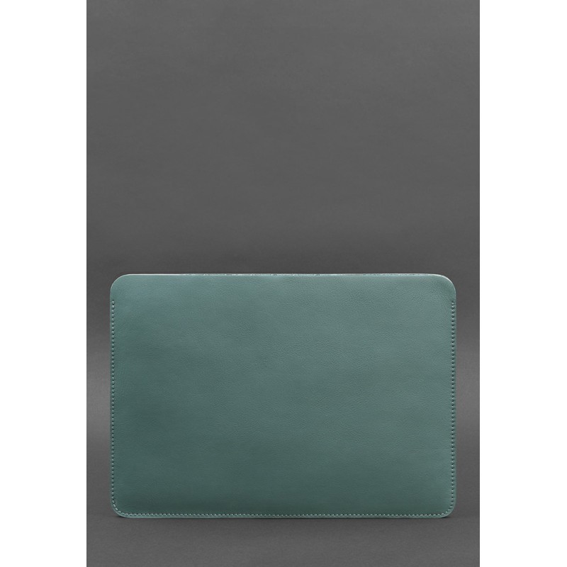 Чохол із натуральної шкіридля MacBook 13 дюйм Бірюзовий BlankNote