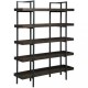 Стелаж для зберігання в стилі Loft Чорний NS-1822 1930x1450x420 мм
